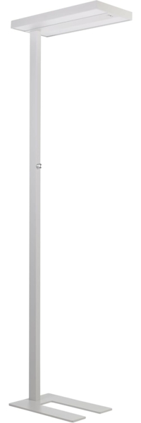 Alco LED-Stehleuchte 9085 195cm Aluminium weiß
