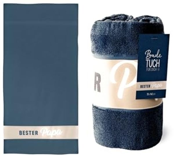 Badetuch Duschtuch Handtuch 70x140 Geschenk la vida Bester Papa 3797551