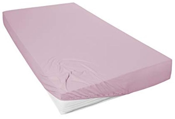 Westminster Spannbetttuch Mako Jersey 100 x 200 cm mauve