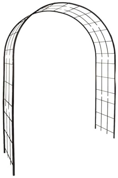 Louis Mühle 3006 Rosenbogen für Kletterpflanzen Metall Eisen antik 180 x 50 x 250 cm