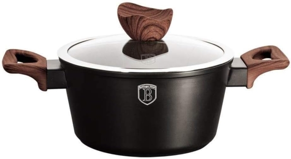 Berlinger Haus Berlinger Haus Topf mit Granitbeschichtung 20cm 2,5l Ebony Rosewood BH1716