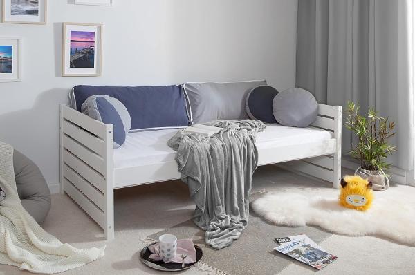 Funktionsbett "Naomi" 120x200 Kiefer massiv inkl. Schubkästen nach Wahl