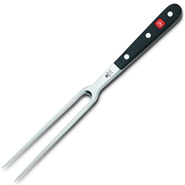 WÜSTHOF Classic Fleischgabel, Edelstahl, schwarz, 20. 1x31. 5x11. 9 cm