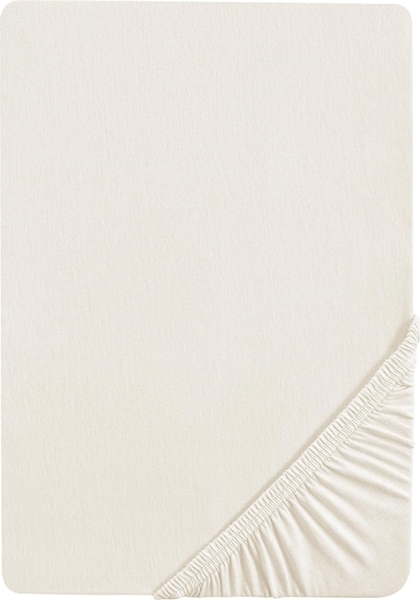 roba Spannbettlaken für Matratzen 40 x 90 und 45 x 90 cm - GOTS & Oeko Tex 100 - Wollweiß