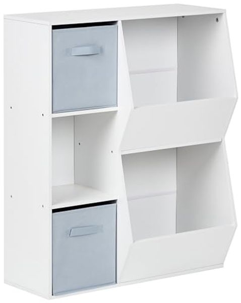 Regal mit 3 Ebenen DARLOT 93 cm Weiß