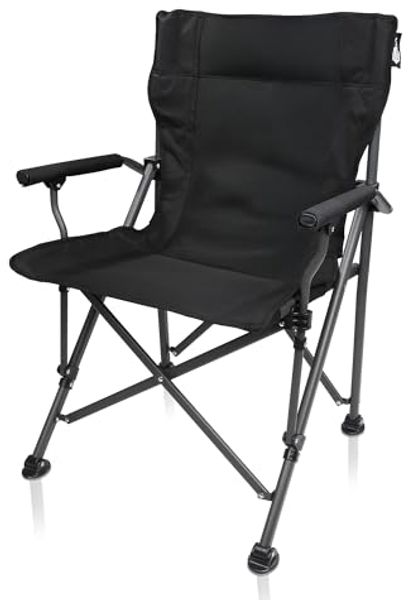 yourGEAR Faltstuhl your GEAR Campingstuhl Pesaro - gepolsterter Faltstuhl 3D Mesh 160kg