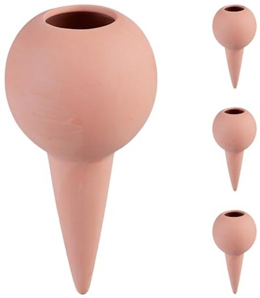 Relaxdays Tonkegel zur Bewässerung 4er Set