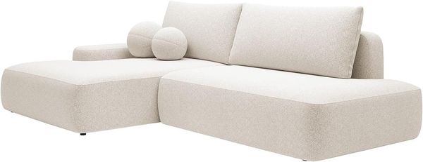 Vente-unique - DAVISO Sofa Stoff Beige - B 164 cm x H 87 cm x L 276 cm