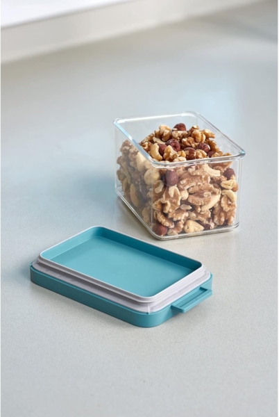 Mepal 4-tlg Vorratsdosen Spar-Set Omnia 700 ml Nordic White/Weiß Vorratsdose Frischhaltedose - ideal für die Aufbewahrung von trockenen Lebensmitteln Bild 4