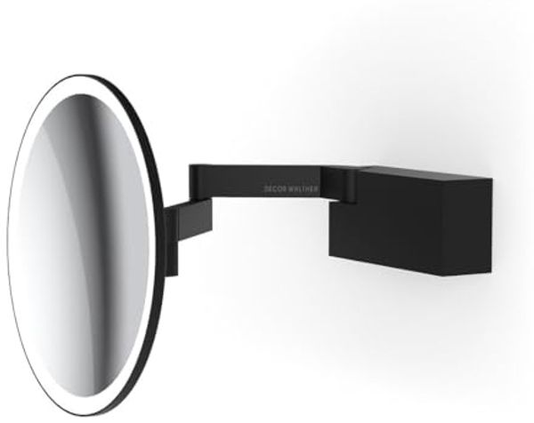 Decor Walther Kosmetikspiegel Vision R 5× LED-Schminkspiegel IP44 Dim-to-Warm Badezimmer, 5-fach Vergrößerung