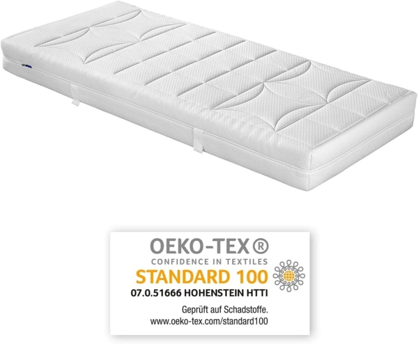 Kaltschaummatratze 20 cm - 7-Zonen - Malie Holiday 80x200 cm-H4=sehr fest Bild 8