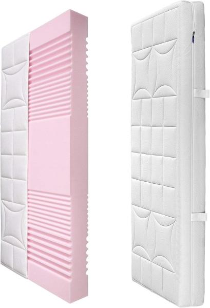 Kaltschaummatratze 20 cm - 7-Zonen - Malie Holiday 80x200 cm-H4=sehr fest Bild 4
