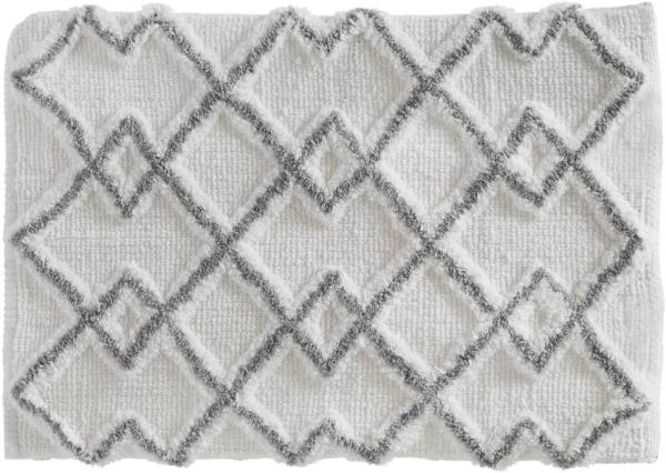 Badematte ETHNIC, 50 x 75 cm, Grau