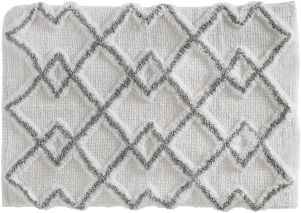 Badematte ETHNIC, 50x75 cm, Grau