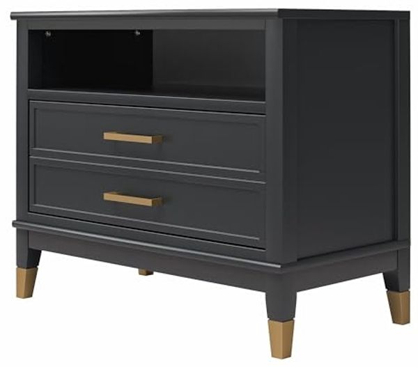 loft24 Nachtschrank Westerleigh Beistelltisch, Nachttisch, Nachtkonsole mit Schublade, MDF Bild 6