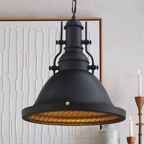 Bamyum Pendelleuchte Bamyum Pendelleuchten I Turami I Schwarz E27 Ø30 cm Metall Lampe, ohne Leuchtmittel