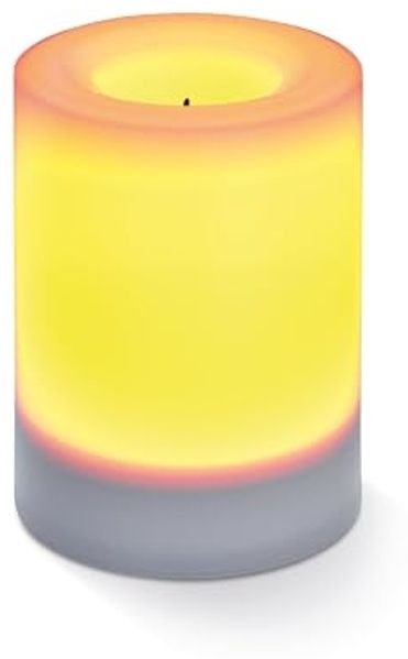 Solar Kerze mit Flammeneffekt Mila 75 x 100 mm