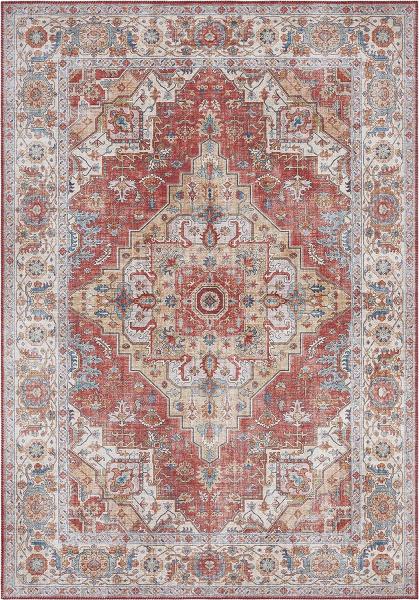 Vintage Teppich Sylla Ziegelrot 80x150 cm