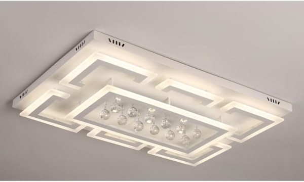 Eurotondisplay LED Deckenleuchte LED Deckenleuchte mit Fernbedienung Lichtfarbe/Helligkeit einstellbar, LED fest integriert, Warm- bis Kaltweiß einstellbar, Lichtfarbe- und Helligkeit einstellbar mit Fernbedienung