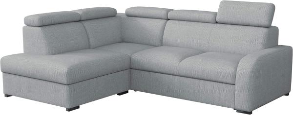 Ecksofa Apollo 2rRLXp mit Einstellbare Kopfstützen (Farbe: Crown 17, Seite: Links LXP+R+2R)