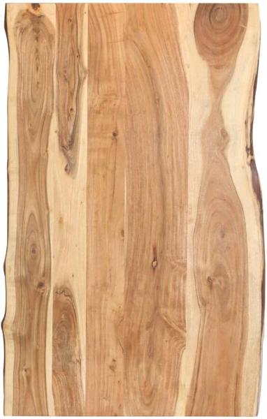 vidaXL Tischplatte Massivholz Akazie 100x(50-60)x3,8 cm 286332