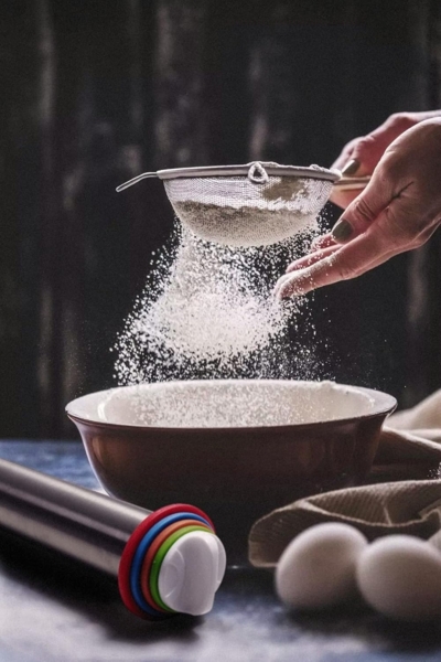 Coradoma Backmatte Backmatte 60x40 cm mit Teigroller Silikonmatte Backunterlage Teigmatte, Silikon Bild 9