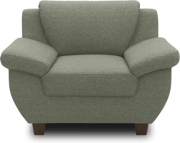 DOMO. collection Panama Sessel, Polstersessel, Einzelsessel, Sofa Garnitur, 3-2-1, grün, 108 cm