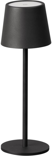 ROXI Tischleuchte, Schwarz, Akkubetrieb, Sensordimmer, 1xLED 1,5W, 220/2700/3500K, 140lm