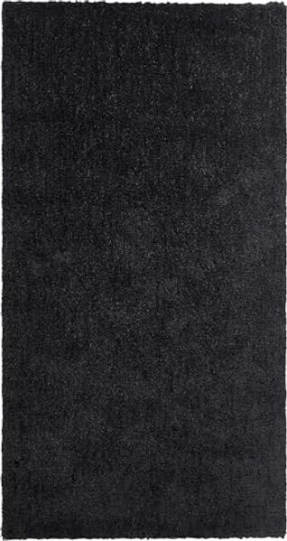 Teppich schwarz 80x150 cm Shaggy DEMRE