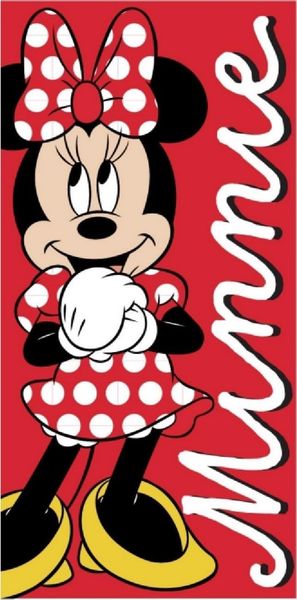 Disney Minnie Mouse Badetuch Strandtuch Duschtuch 70x140 cm Baumwolle