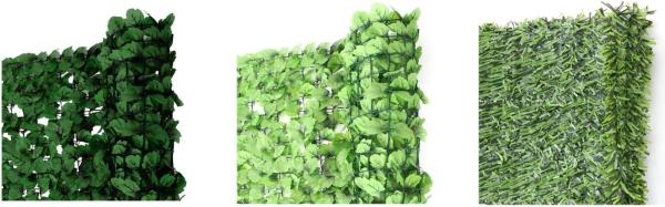 Balkonsichtschutz N77, Sichtschutz Windschutz Verkleidung für Balkon Terrasse Zaun ~ 300x100cm Blatt dunkel Bild 12