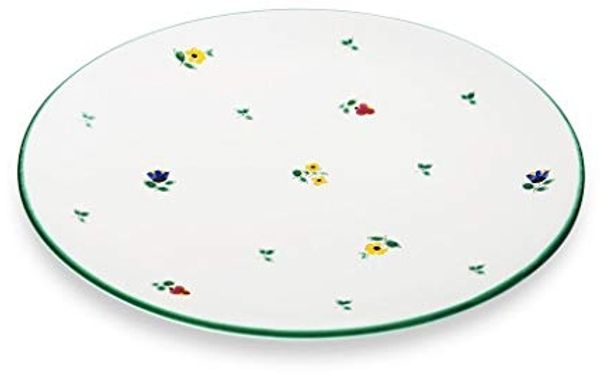 Streublumen, Speiseteller Cup (Ø 28cm) - Gmundner Keramik Speiseteller - Mikrowelle geeignet, Spülmaschinenfest