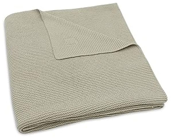 Jollein Babydecke Kuscheldecke 75x100 cm Basic knit Olive Green