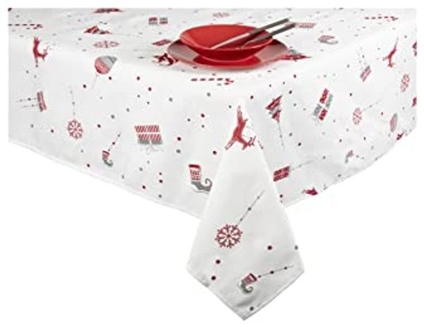 Excelsa Merry Christmas, rechteckig, 140x240 cm, Baumwolle