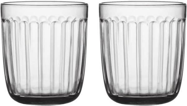 Glass – 260 ml - Klar - 2 Stück Raami Gläser Iittala Wasserglas, Spülmaschinengeeignet