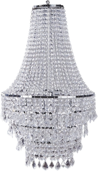 riess-ambiente Kronleuchter ROYAL XL 105cm transparent, ohne Leuchtmittel, Barock Design