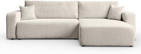 Lookway Ecksofa PRESTIGE XL L-Form Couch, mit Bettfunktion und Bettkasten