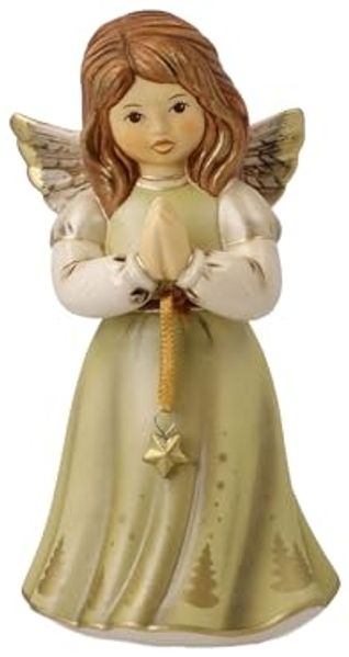 Goebel Engel Himmlischer Stern, Dekofigur, Weihnachten, Jahresfarbe 2022, Steingut, H 14 cm, 41662271