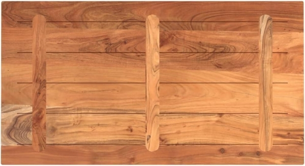 vidaXL Tischplatte 120 x 70 x 3,8 cm Rechteckig Massivholz Akazie 371002 Bild 6