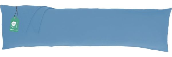 Livessa Seitenschläferkissen Bezug 40x145 - Verdeckter Reißverschluss an der Langen Seite, aus%100 Baumwolle Jersey Stoff, Ultra weich und atmungsaktiv, Oeko-Tex Zertifiziert