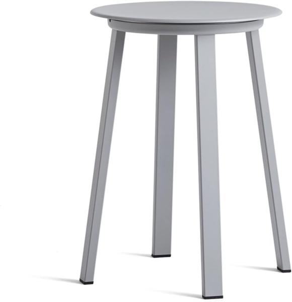 Hay Revolver Stool Hocker, Stahl, Sky Grey, 48,5cm Bild 1