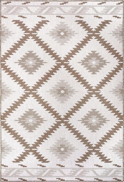 In- & Outdoor Wendeteppich Malibu Beige Creme - 200x290x0,5cm