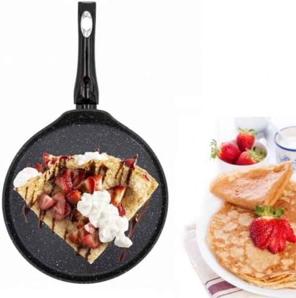 Crepespfanne Pfannkuchen Pancake Pfanne Ø28cm Induktion Cheffinger CF-FAP 28 Bild 2