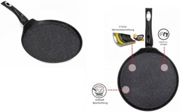 Crepespfanne Pfannkuchen Pancake Pfanne Ø28cm Induktion Cheffinger CF-FAP 28 Bild 6