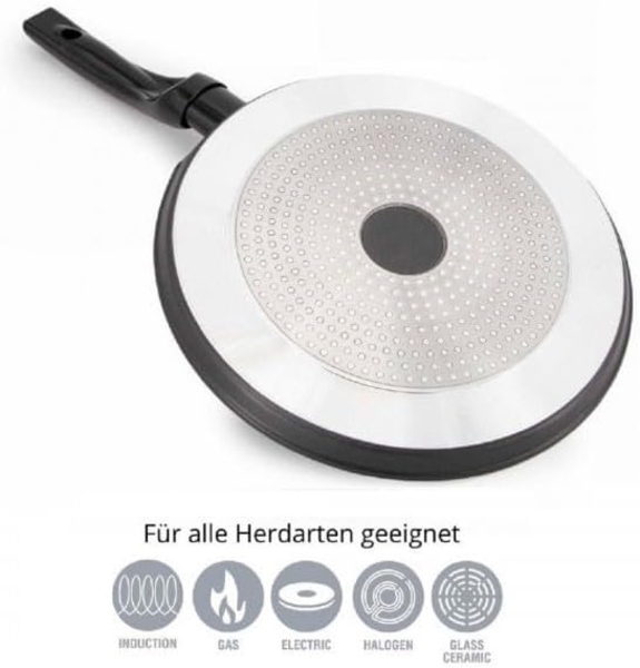 Crepespfanne Pfannkuchen Pancake Pfanne Ø28cm Induktion Cheffinger CF-FAP 28 Bild 3