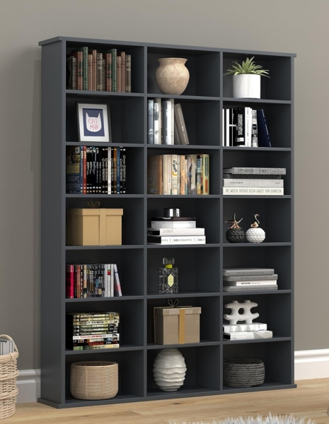 VCM Standregal Megosa 919162 Anthrazit H. 136 x B. 105 x T. 19 cm Bild 4