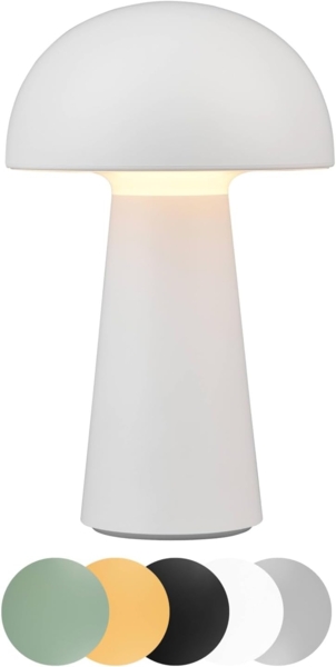 lightling LED Tischleuchte Lennox, LED fest integriert, warmweiß, dimmbar, Touch-Funktion, IP44