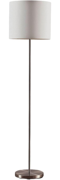 Lindby Stehlampe Parsa, Weiß IP20, 1x60 W