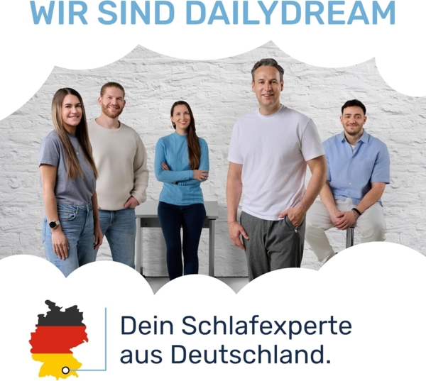 Dailydream viscoelastischer Matratzentopper "Model M" mit Memory Foam Effekt, 100x200x5cm, Edition "Clean Ocean" Bild 3
