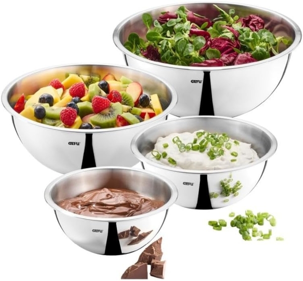 Gefu Edelstahlschüssel-Set CAVARO, 4-teilig